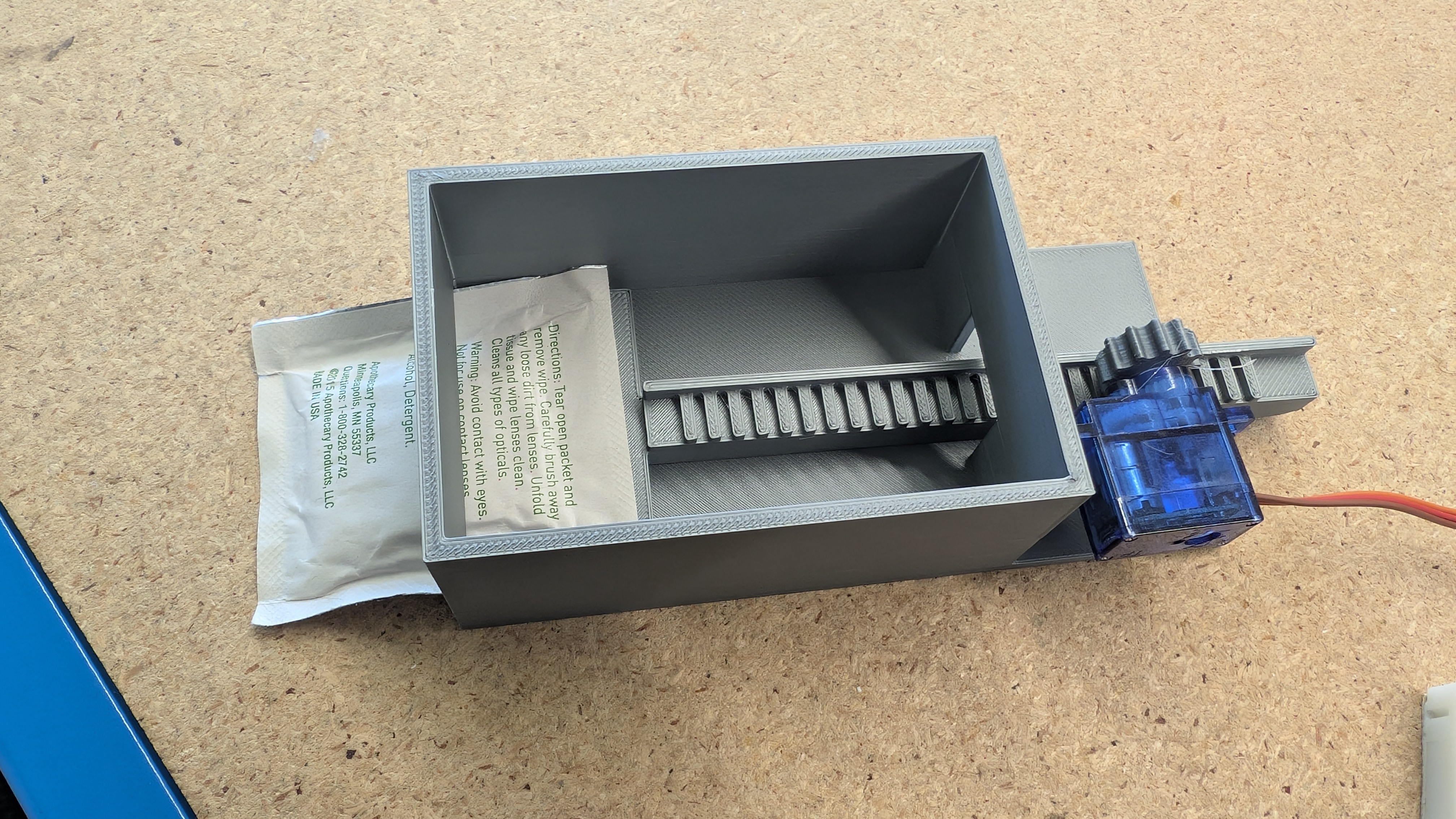 Cartridge dispensing test